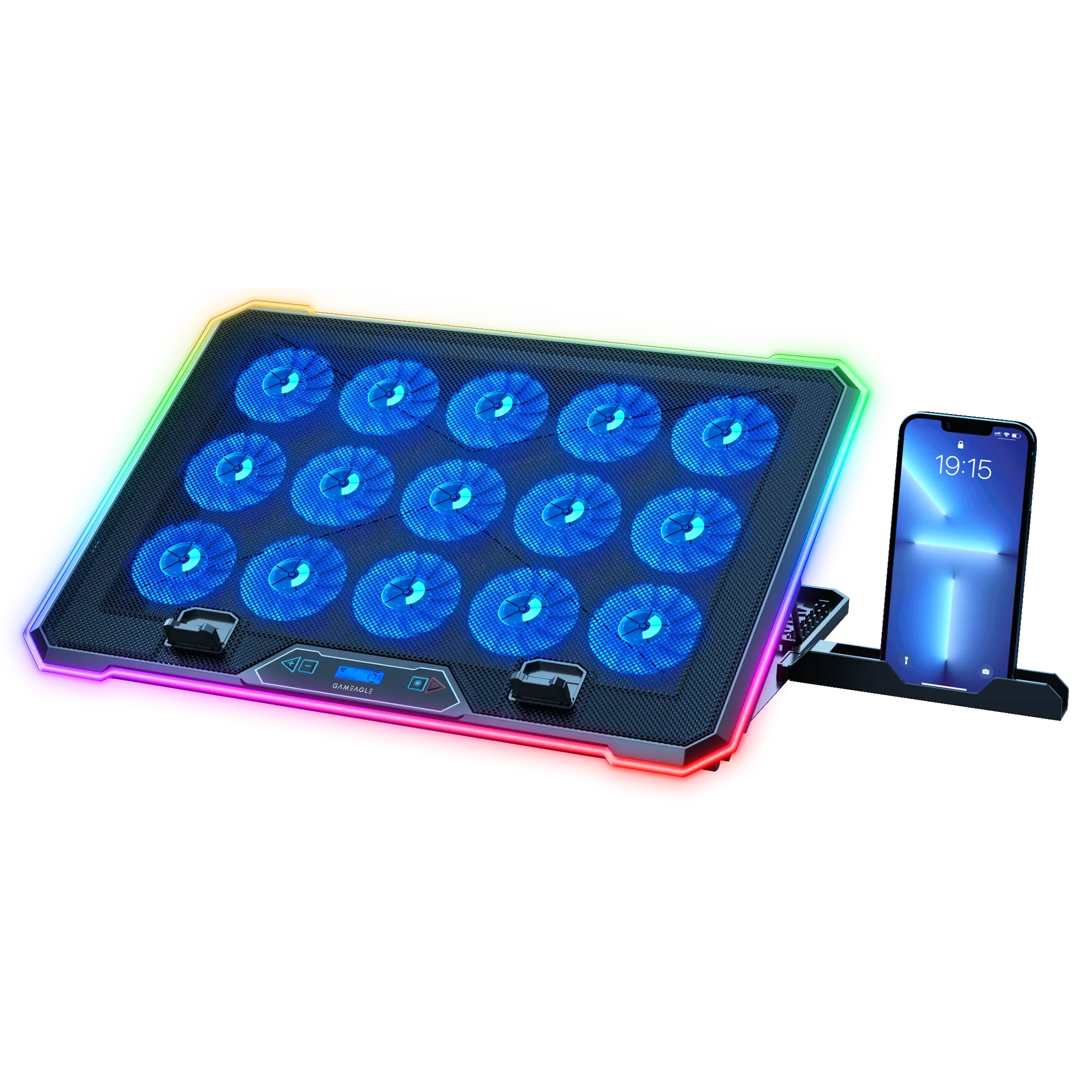 Aero Storm V15 RGB 15 Fanlı 10 RGB Modlu 9-17.3'' Notebook Soğutucu