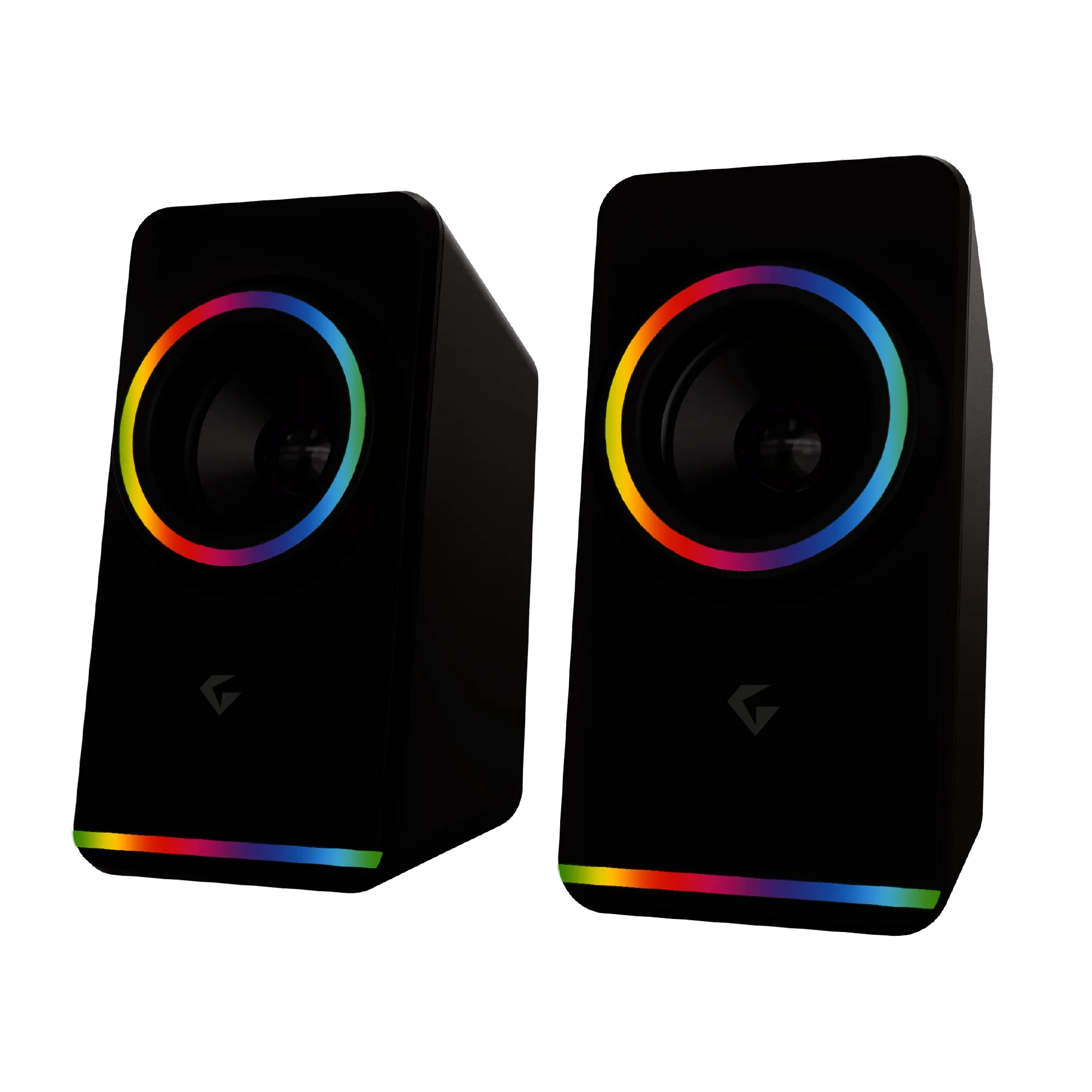  Alya RGB Kablolu 6W Ses Ayar Butonlu Oyuncu Hoparlörü Siyah