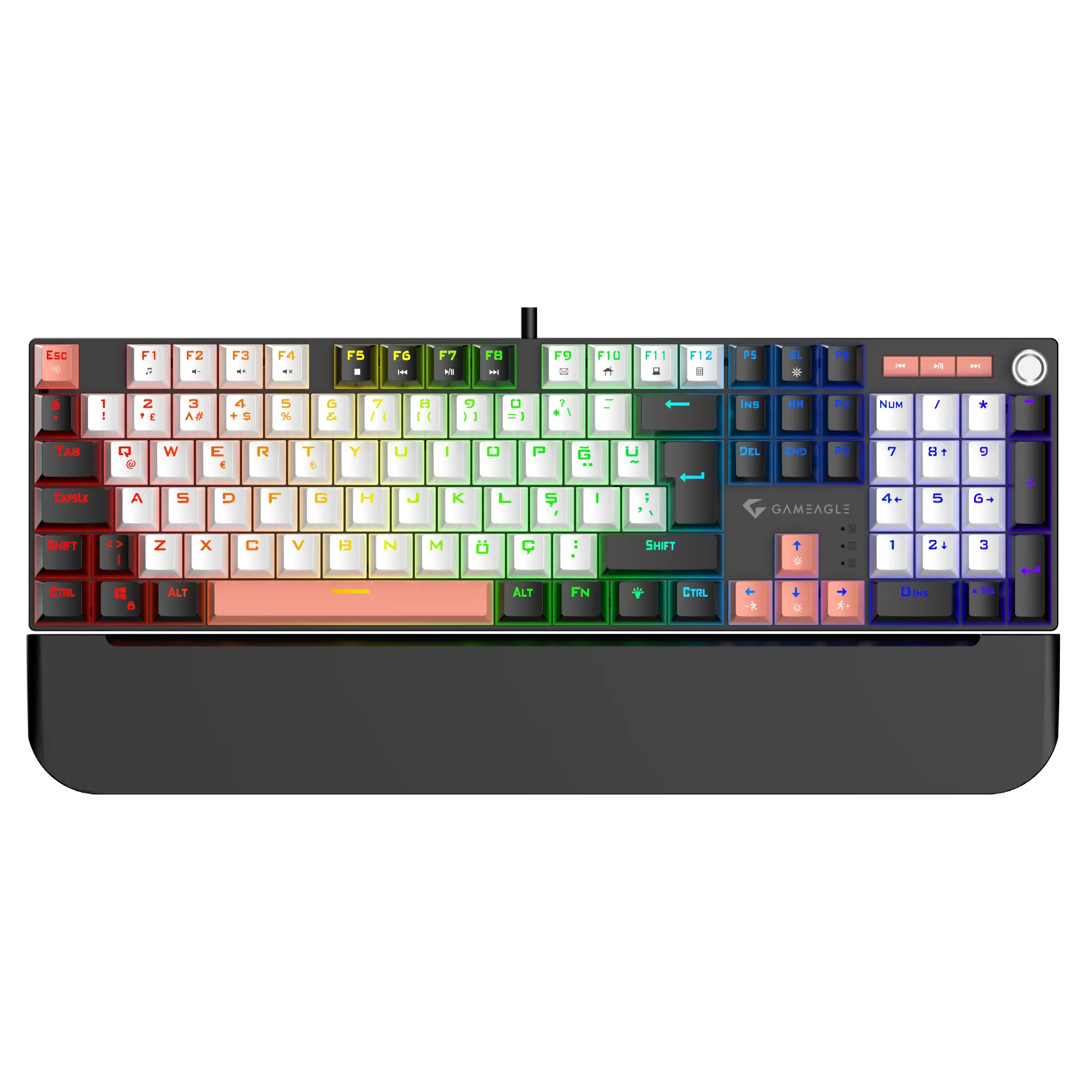 Apex Elite Rainbow Full Anti-Ghosting Mekanik Oyuncu Klavyesi