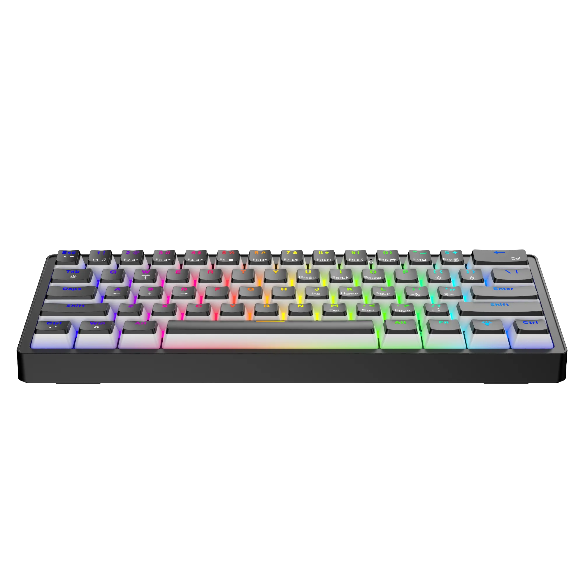 Poseidon RGB Kablolu Full Anti-Ghosting Mekanik Oyuncu Klavyesi Siyah thumbnail 3