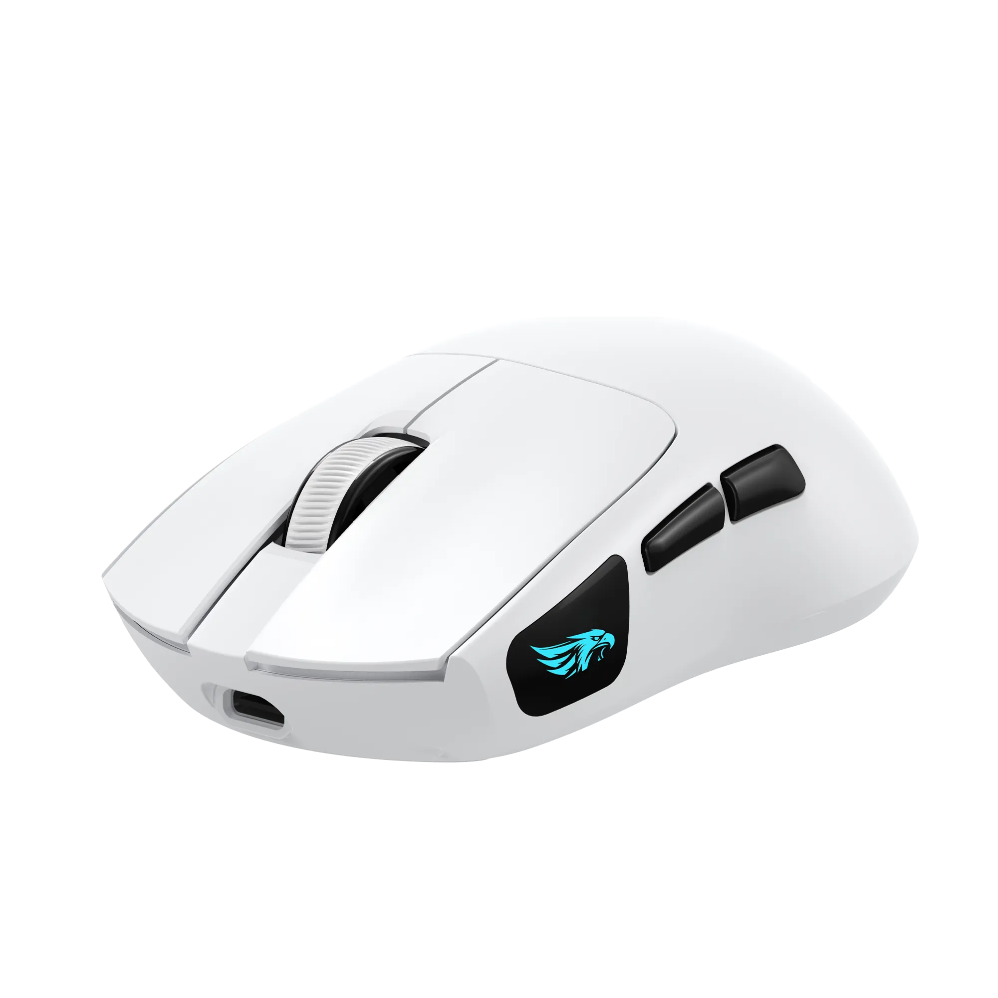 Prox-59W Kablosuz Ultra Hafif 59gr 12800DPI Oyuncu Mouse Beyaz thumbnail 3