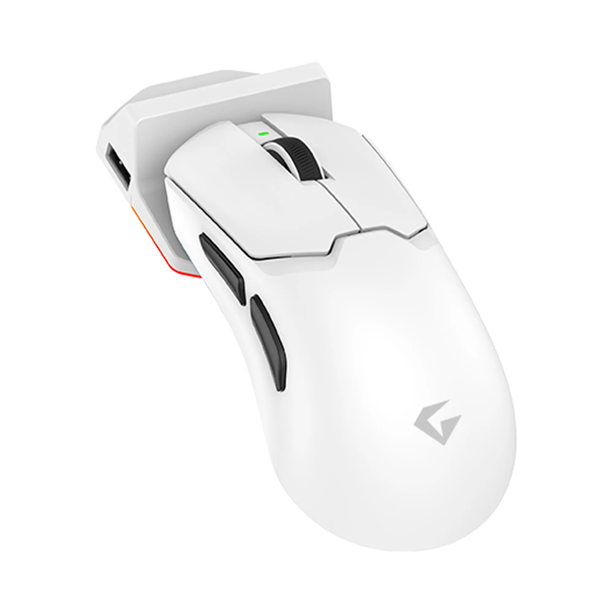 Tracker Pro RGB Kablosuz 69gr 1KHz 12000DPI Oyuncu Mouse Beyaz thumbnail 2